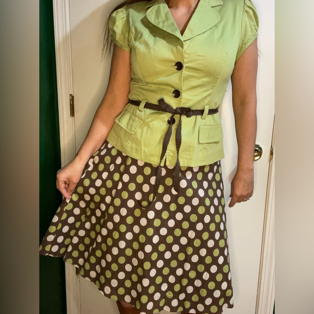Short sleeve skirt set